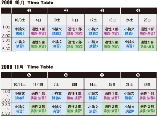�@�ȑ�w�@StartUp! TimTable