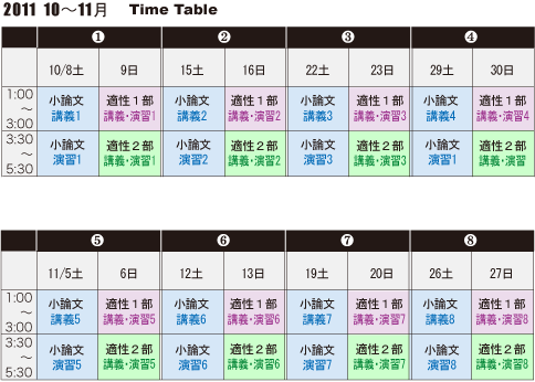 �@�ȑ�w�@startup! timetable